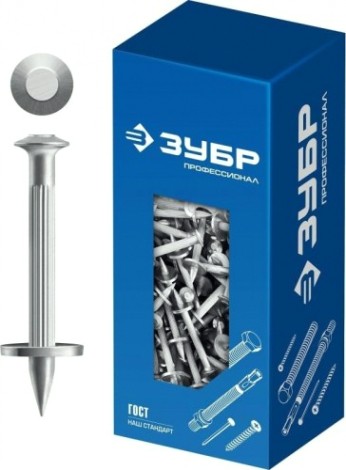 Дюбель-гвоздь монтажный ЗУБР 30х3.7 мм цинк, 1 кг [3063-37-30-1]