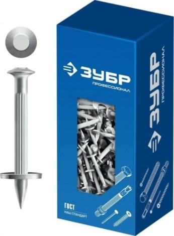 Дюбель-гвоздь монтажный ЗУБР 50х4.5 мм цинк, 1 кг [3063-45-50-1]