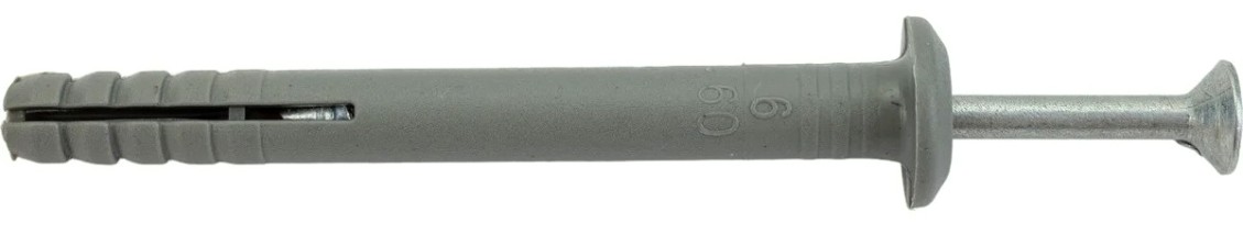 Дюбель гвоздевой Tech-KREP 6 х 60 (пакет 500 шт) грибовидный 154276 [154276]