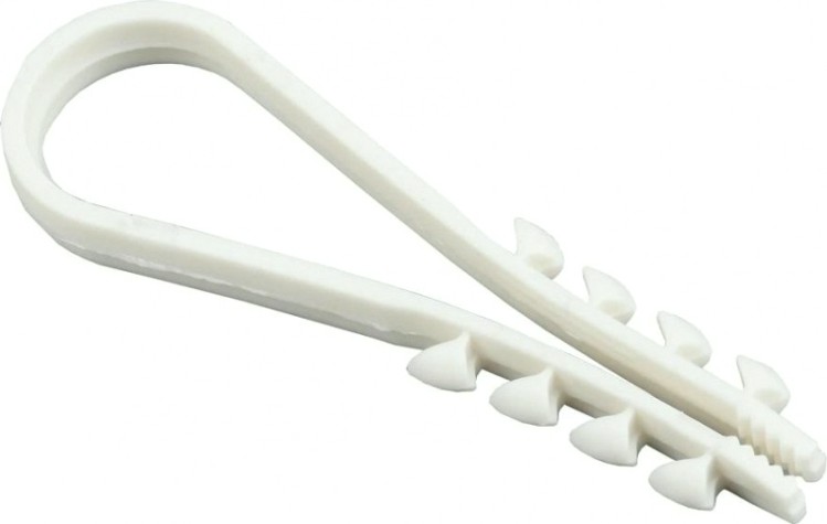 Дюбель-хомут IEK 11-18 мм (уп.100 шт.) белый [UHH35-11-18-100]