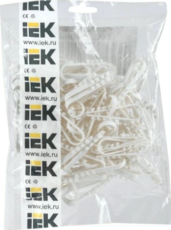 Дюбель-хомут IEK 11-18 мм (уп.100 шт.) белый [UHH35-11-18-100]