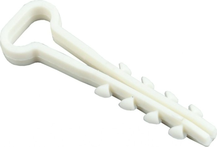 Дюбель-хомут IEK 5х8мм нейлон бел. (уп. 100шт) [UHH35-5-8-100]