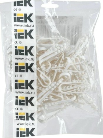 Дюбель-хомут IEK 5х8мм нейлон бел. (уп. 100шт) [UHH35-5-8-100]