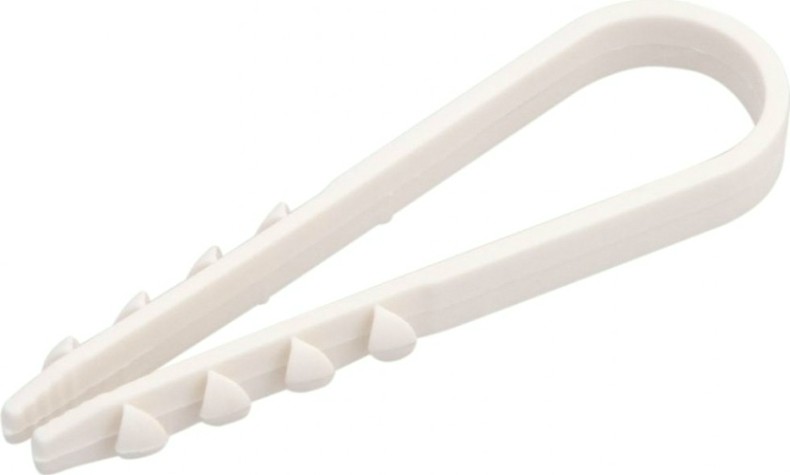 Дюбель-хомут REXANT 5-10 мм, белый нейлоновый упаковка 100 шт. [07-4501]