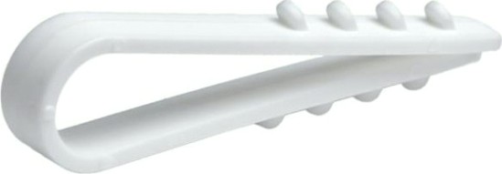 Дюбель-хомут RUCELF ДХБ 11-18 мм круглый, белый (уп.100 шт.) [ДХБ-11-18-КБ]