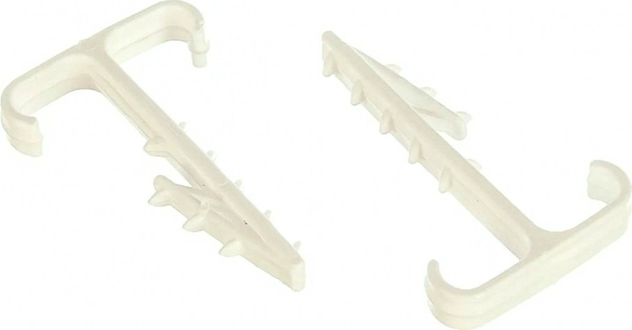 Дюбель-хомут RUCELF ДХБ 2-12 мм плоский, белый (уп.100 шт.) [ДХБ-2-12-ПБ]