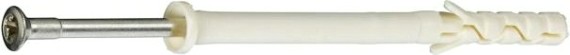 Дюбель SORMAT 6 х 60 LYT LK гвоздевой с цилиндрической манжетой [9640075682]