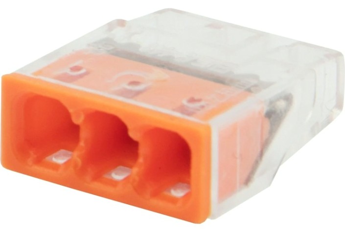 Экспресс-клема REXANT СМК 2273-203 3-проводная 0.5-2.5 мм², 5шт/уп [07-3212-5]