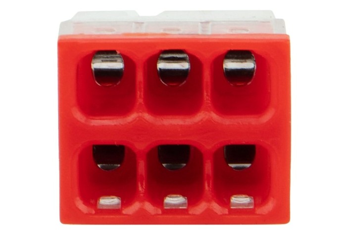 Экспресс-клема REXANT СМК 2273-206 6-проводная 0.5-2.5 мм², 5шт/уп [07-3209-5]