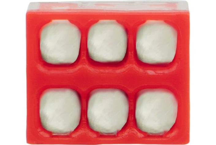 Экспресс-клема REXANT СМК 2273-246 с пастой 6-проводная 0.5-2.5 мм² 100шт/уп [07-3210]