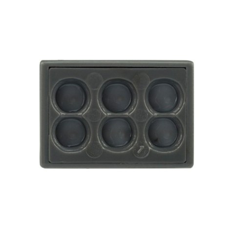 Экспресс-клема REXANT СМК 773-306 с пастой 6-проводная до 2,5 мм², серая 50шт/уп [07-3060]