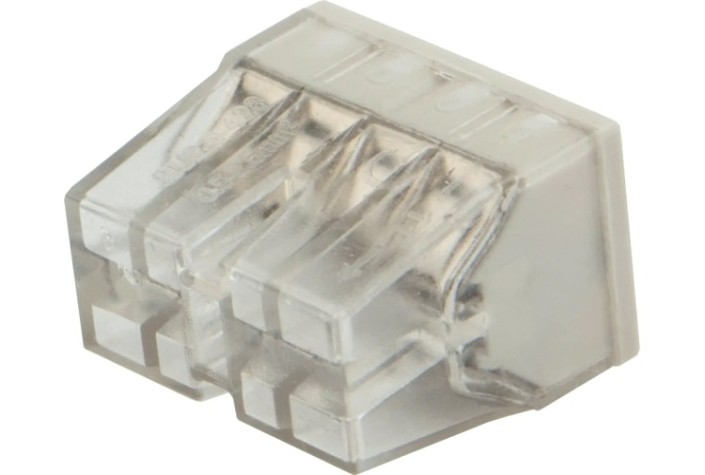 Экспресс-клемма REXANT СМК 2273-248 с пастой 8-проводная 0.5-2.5 мм², блистер (6шт/уп) [07-5230-6]