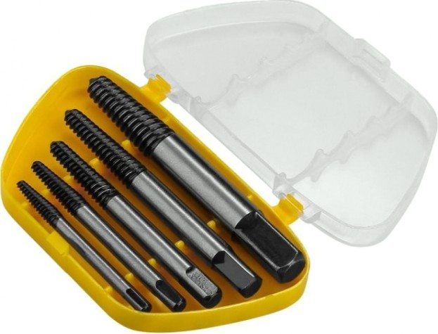 Экстрактор шпилек DEKO DH05 набор 4-6мм,6-8мм,8-11мм,11-14мм,14-18мм, 5 ед [065-0542]