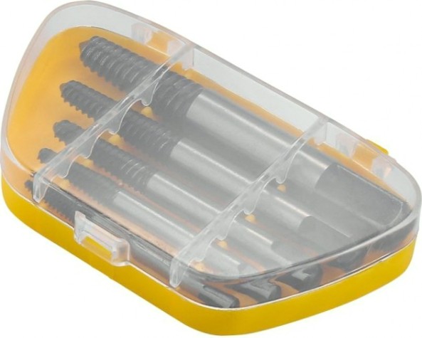 Экстрактор шпилек DEKO DH05 набор 4-6мм,6-8мм,8-11мм,11-14мм,14-18мм, 5 ед [065-0542]