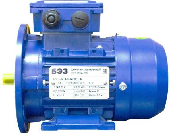 Электродвигатель БЭЗ АИР 56B4 (Ал) IM2081 [24025]