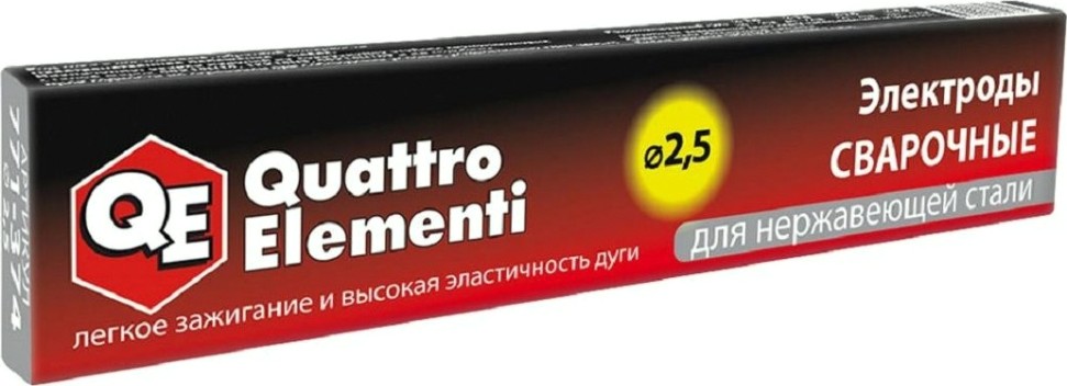 Электроды QUATTRO ELEMENTI нержавеющие D-2.5мм [771-374]