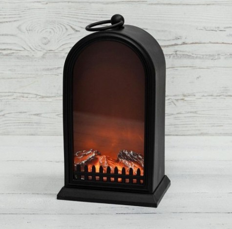 Электрокамин Neon-Night Фьюжн с эффектом живого огня 14,7x11,7х25 см [511-039]
