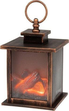 Электрокамин Neon-Night Кантри с эффектом живого огня 12х12х18,5 см [511-031]