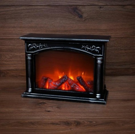 Электрокамин Neon-Night Классика с эффектом живого огня 33х12х24 см [511-030]