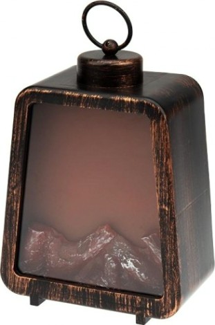 Электрокамин Neon-Night Лофт с эффектом живого огня 17х10х24,5 см [511-034]