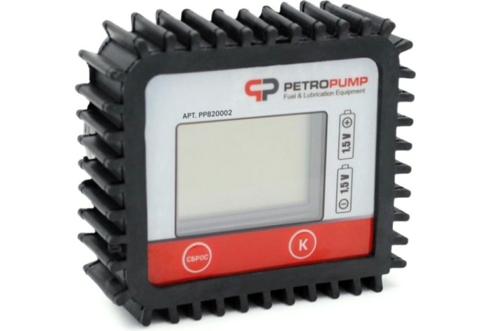 Электронный счетчик для масла Petropump OILM02 bsp (f), 1/2", 10 л/мин [PP820002]