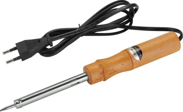 Электропаяльник DEKO SI03 с деревянной ручкой [065-0560]