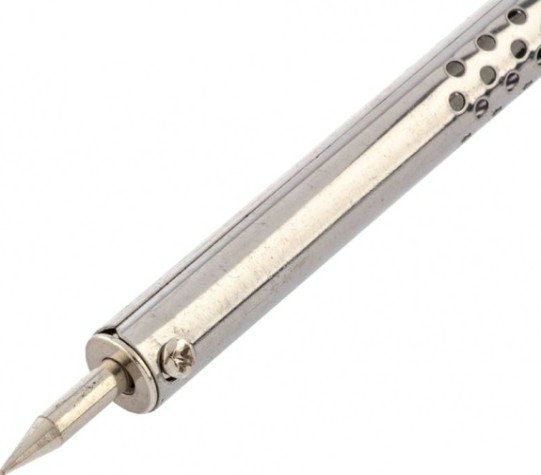 Электропаяльник Sparta 60 Вт, 220 В с ручкой из дерева [913103]