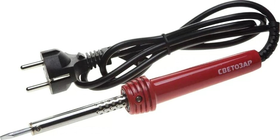 Электропаяльник СВЕТОЗАР ЮПИТЕР 80 Вт SV-55305-80 [SV-55305-80]