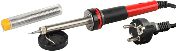 Электропаяльник в наборе СВЕТОЗАР ПРЕМЬЕР 100 Вт SV-55300-100 [SV-55300-100]