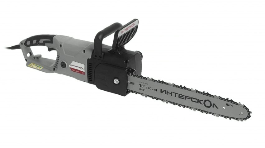 Электропила цепная ИНТЕРСКОЛ ПЦ-16/2000Т продольное расположение двигателя [500.1.0.00]