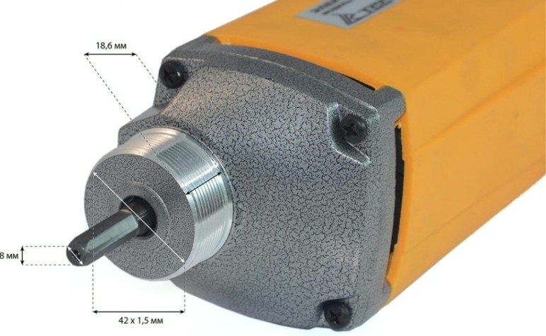 Электропривод ТСС ЭП-0,75/220 Ш с УЗО (шестигранник) [203728]