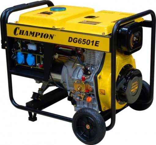 Электростанция дизельная с воздушным охлаждением CHAMPION DG 6501E-3 [DG6501E-3]