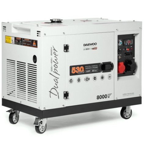 Электростанция дизельная с воздушным охлаждением DAEWOO DDAE 10000DSE-3 в кожухе [DDAE 10000DSE-3 (2024)]