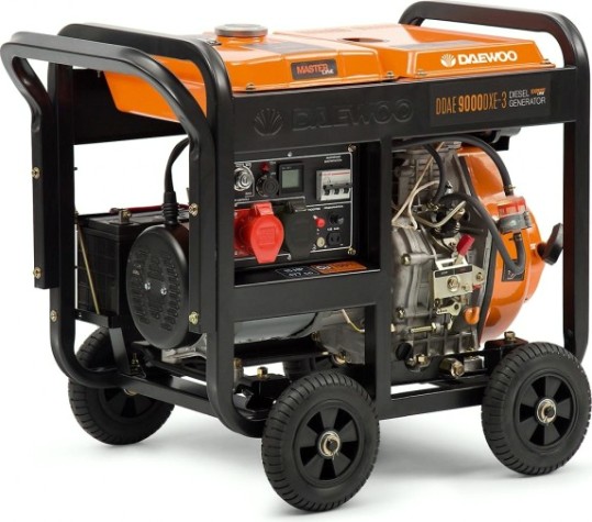 Электростанция дизельная с воздушным охлаждением DAEWOO DDAE 9000DXE-3 открытая [DDAE 9000DXE-3 (2024)]