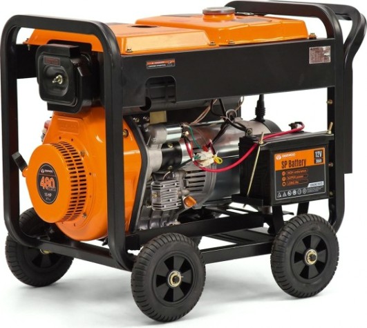 Электростанция дизельная с воздушным охлаждением DAEWOO DDAE 9000DXE-3 открытая [DDAE 9000DXE-3 (2024)]