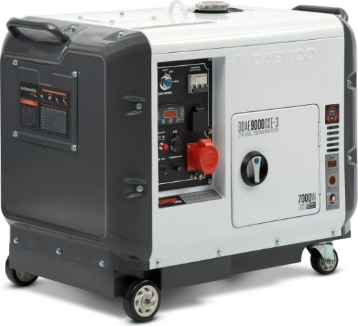 Электростанция дизельная с воздушным охлаждением DAEWOO DDAE 9000SSE-3 в кожухе [DDAE 9000SSE-3]
