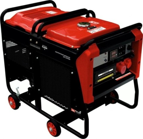 Электростанция дизельная с воздушным охлаждением ELITECH ДЭС 12000ЕМ открытая [179864]