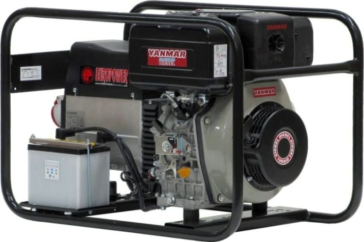 Электростанция дизельная с воздушным охлаждением EUROPOWER EP 6000 TDE трехфазная [953010603]