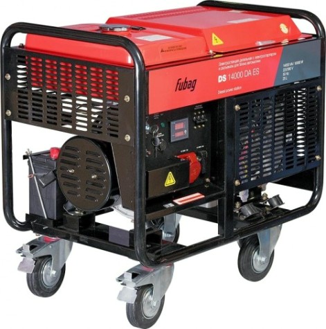 Электростанция дизельная с воздушным охлаждением FUBAG DS 14000 DA ES с возможностью авт, открытая [838214]