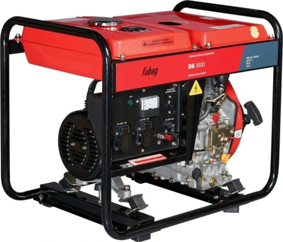 Электростанция дизельная с воздушным охлаждением FUBAG DS 3600 открытая [8641094]