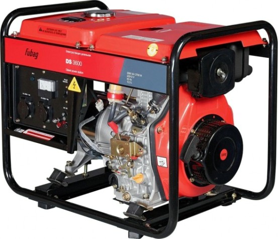 Электростанция дизельная с воздушным охлаждением FUBAG DS 3600 открытая [8641094]
