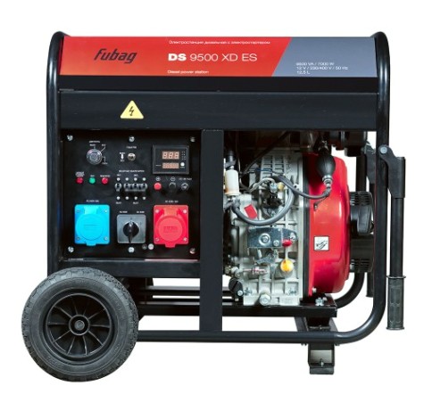 Электростанция дизельная с воздушным охлаждением FUBAG DS 9500 XD ES открытая [646240]