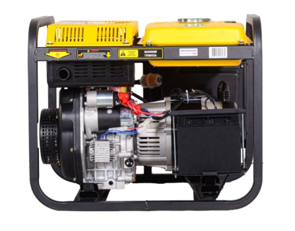 Электростанция дизельная с воздушным охлаждением HUTER LDG 5000LX открытая [64/2/7]