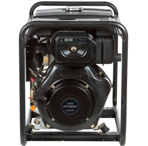 Электростанция дизельная с воздушным охлаждением HYUNDAI DHY 5000L открытая [DHY 5000L]