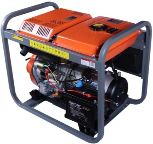 Электростанция дизельная с воздушным охлаждением КРАТОН DG-5000E открытая [3 08 02 026]