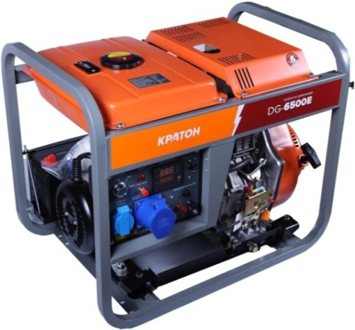 Электростанция дизельная с воздушным охлаждением КРАТОН DG-6500E открытая [3 08 02 027]