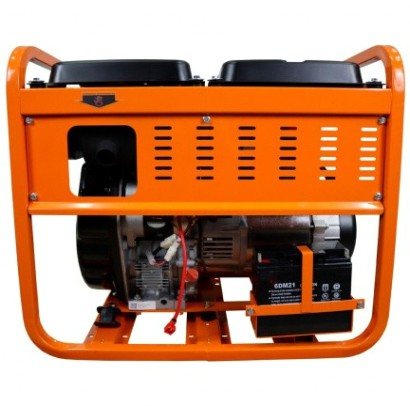 Электростанция дизельная с воздушным охлаждением LIFAN DG 9000EA открытая [DG9000EA]