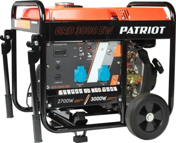 Электростанция дизельная с воздушным охлаждением PATRIOT GRD 3000EW [472702235]