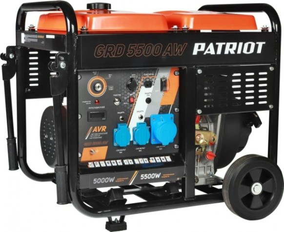 Электростанция дизельная с воздушным охлаждением PATRIOT GRD 5500AW [472702255]