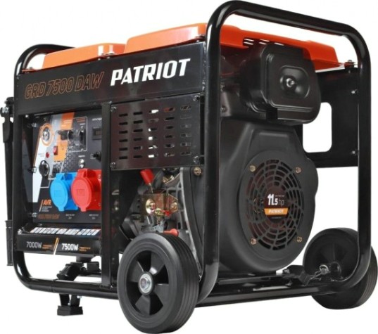 Электростанция дизельная с воздушным охлаждением PATRIOT GRD 7500DAW [472732275]